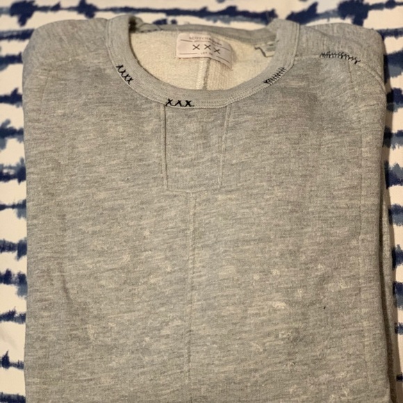 Scotch & Soda Other - Scotch & Soda Grey Patched Sweater